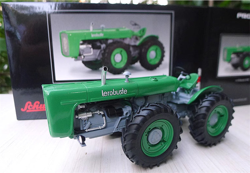 SCHUCO Lerobuste D4K Tractor Emerald Green Limited Edition 1:32 Truck Pre-built Model