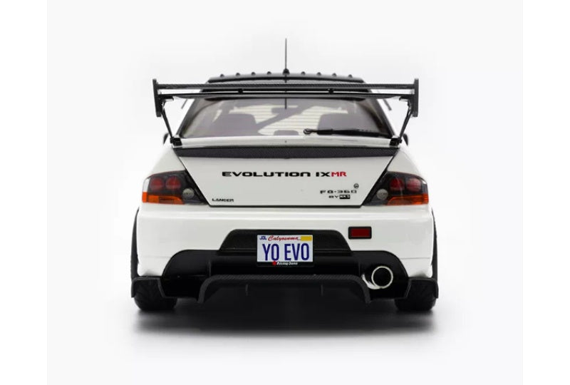 1:18 Mitsubishi EVO IX MR FQ-360  white Super A Limited Edition 399PCS ONLY DIECAST Model