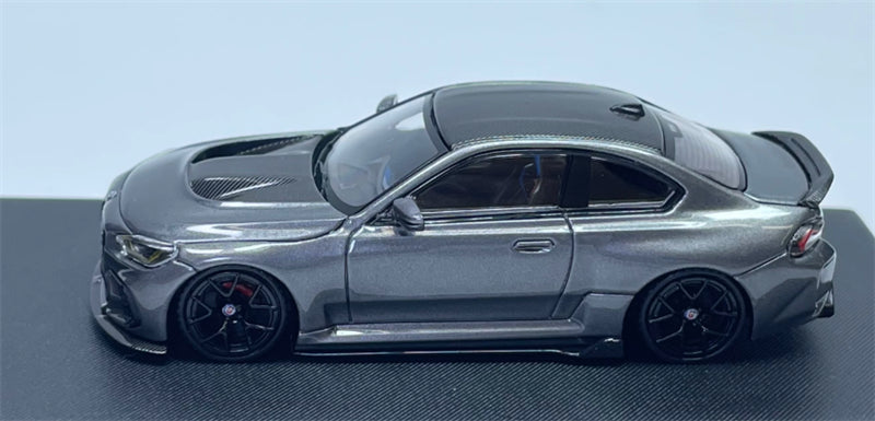 1:64 BMW M2 Mk2 G87 Titanium Gray SW Limited Edition 499PCS ONLY DIECAST Civil Car Model