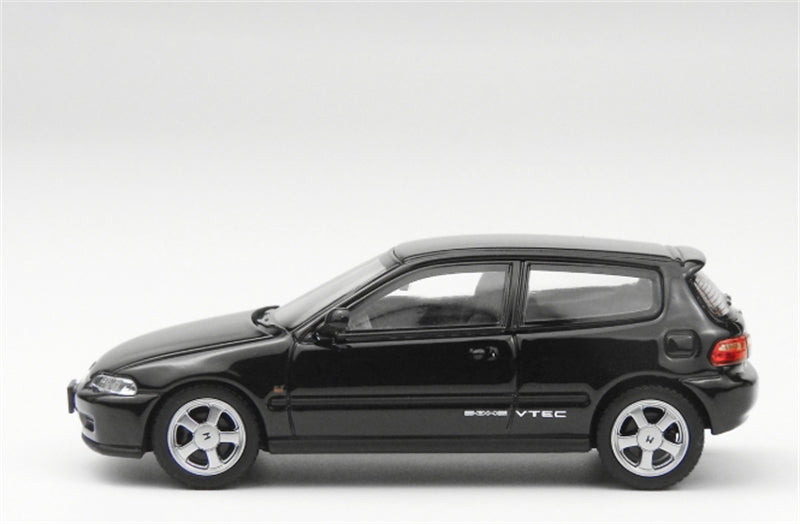 LCD-MODELS Honda Civic SiR II EG6 Black 1:64 car Pre-built Model view4