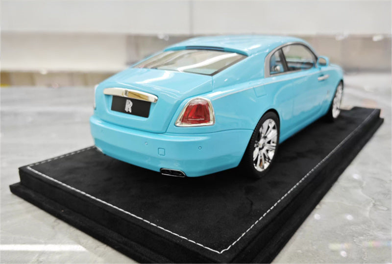 HH Model Rolls Royce Wraith Blue Limited Edition 30PCS ONLY 1:18 Car Pre-built Model view10