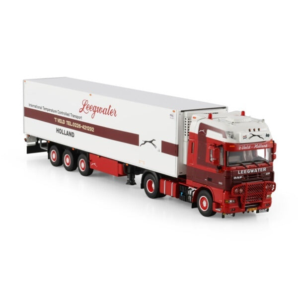 1:50 DAF LEEGWATER XF 105 CAB 4X2 REEFER TRAILER 3 AXLE WSI   Diecast Model