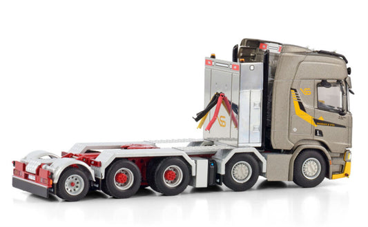 WSI SCANIA R HIGHLINE CR20H 8X4 ADD ON AXLE Vassbakk & Stol 1:50 Truck Pre-built Model
