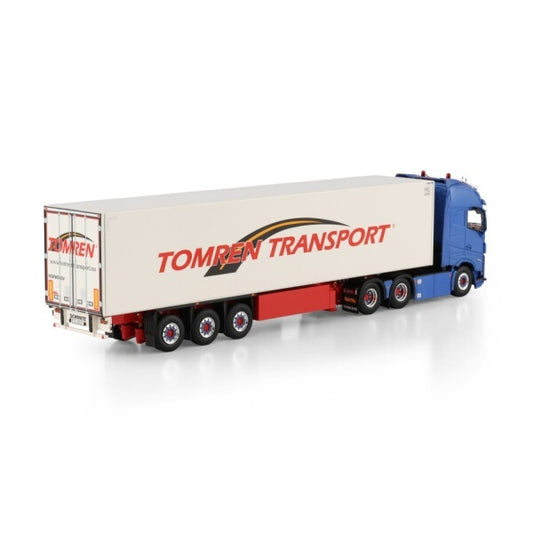 1:50 VOLVO TOMREN FH5 XL 6X2 REEFER TRAILER 3 AXLE WSI   Diecast Model