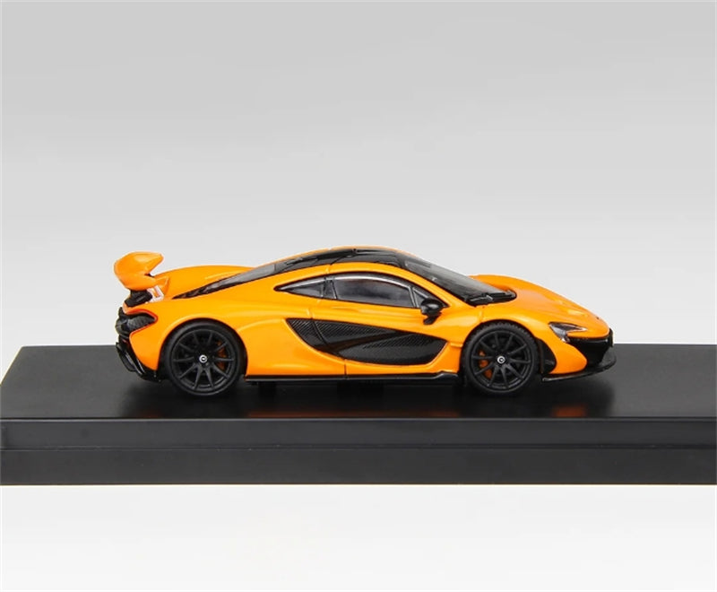 LCD-MODELS McLaren P1 Orange Super Car 1:64 car Pre-built Model view5