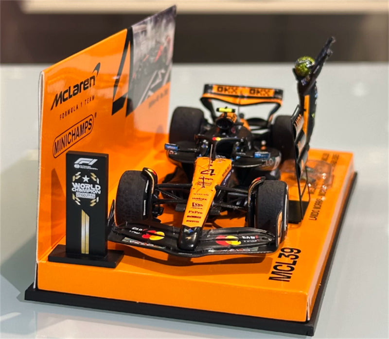 1:43 McLaren MCL39 Norris Winner Abu Dhabi 2025  MINICHAMPS Limited Edition 2025PCS ONLY Resin Model