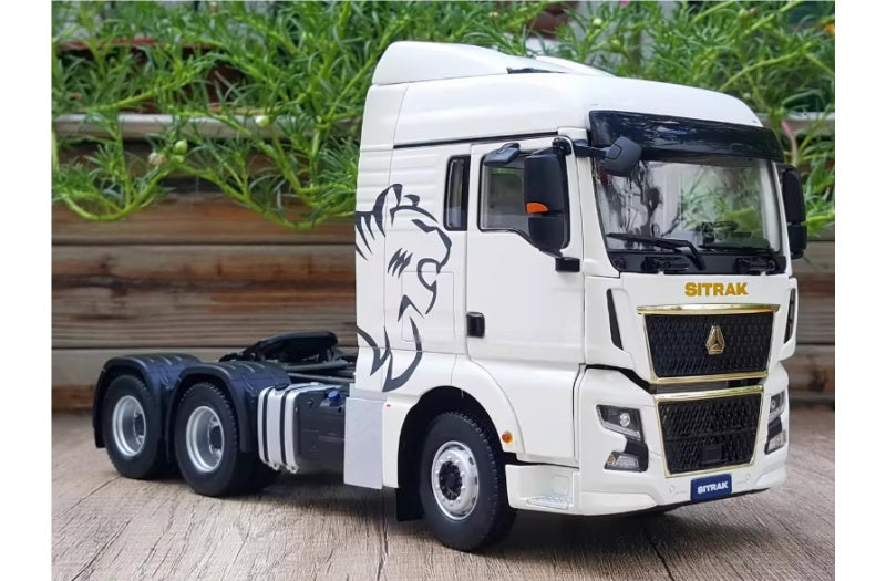 Sinotruk Sitrak C9HH tractor overseas version white 1:24 Truck Pre-built Airliner Model Display view7
