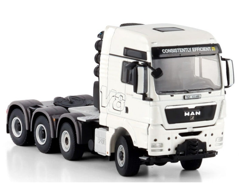 1:50 MAN  TGX XXL 8X6 WSI  White DIECAST Model