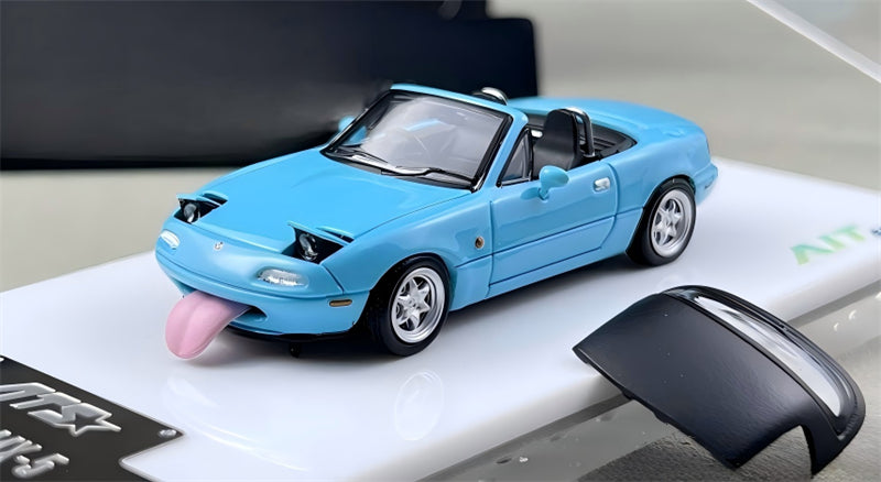 1:64 Mazda MX-5 blue ATS DIECAST Civil Car Model