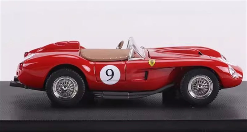 GFCC 1957 Ferrari 250 Testa Rossa Racing Red #9 LHD 1:64 car Pre-built Model view8