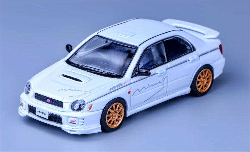 1:64 Subaru Impreza WRX STI 7th Generation Mines Sedan  White Furuya DIECAST Model