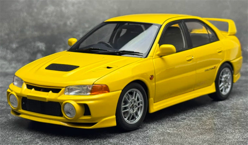 1:18 Mitsubishi Lancer Evolution IV  yellow MOTORHELIX Limited Edition 299PCS ONLY DIECAST Model