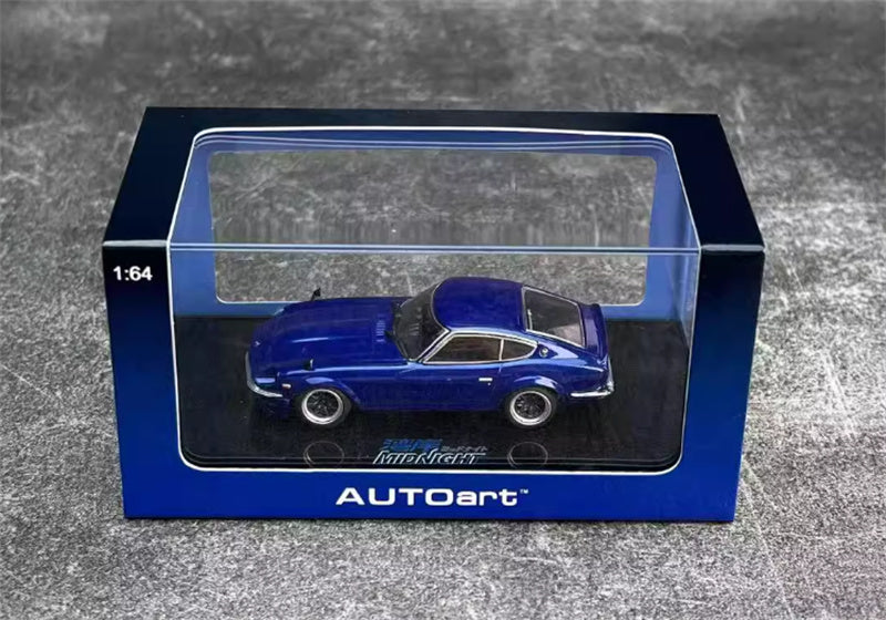 1:64 AUTOART Nissan Fairlady Z (S30) Wangan Midnight Akuma COMIC 1 VERSION blue view7
