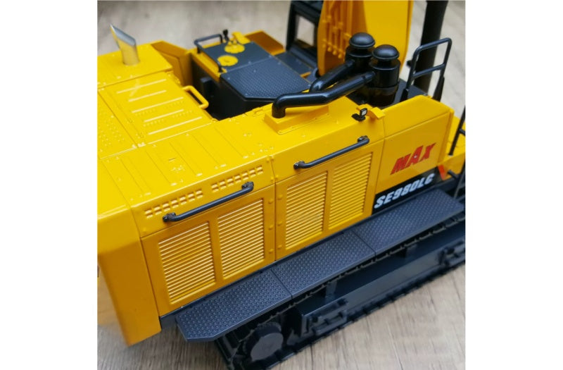 SHANTUI SE980LC Large-Scale Mining Excavator Yellow 1:35 Truck Pre-built Airliner Model Display view12