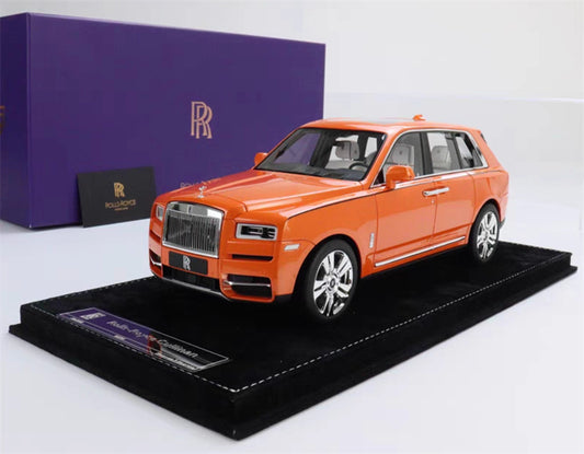 HH Model Rolls Royce Cullinan Orange 1:18 Car Pre-built Model view1