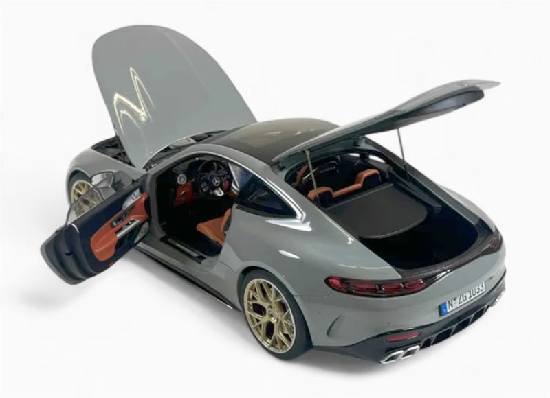 NZG Mercedes AMG GT63 grey 1:12 Car Pre-built Model