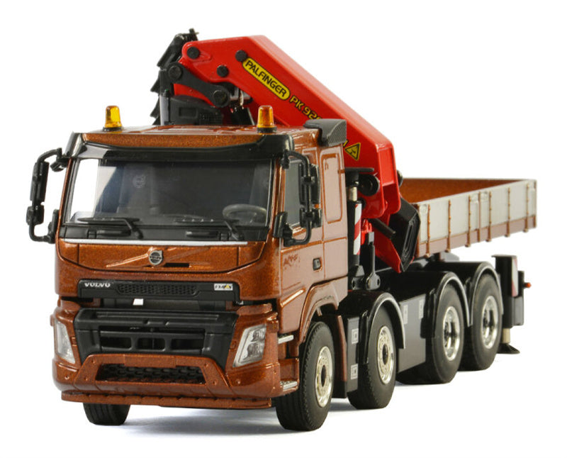 WSI VOLVO FMX SLEEPER CAB 8x4 + PALFINGER 7400.2 Premium Line 1:50 Truck Pre-built Model