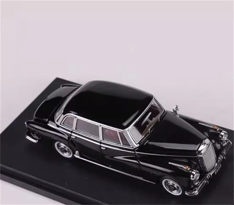 GFCC Mercedes Benz 300D 1959 classic car Black LHD 1:64 car Pre-built Model view5