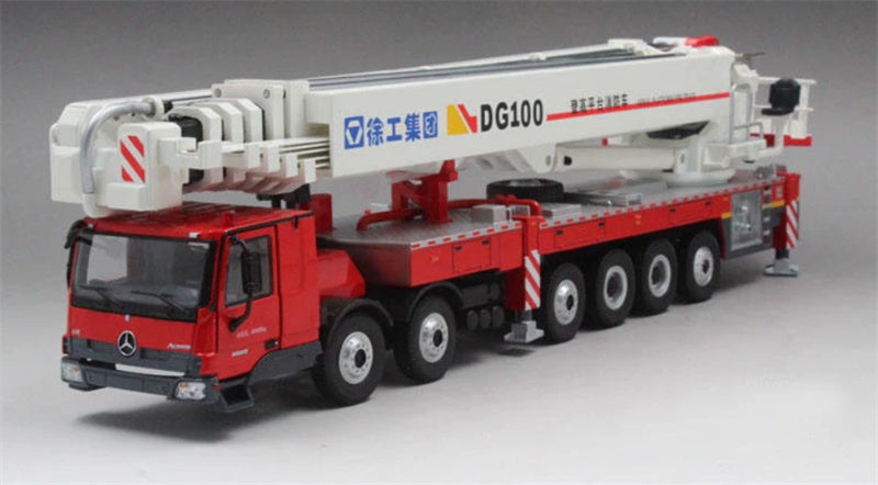 1:50 Mercedes-Benz  DG100 XCMG  Red White Diecast Model