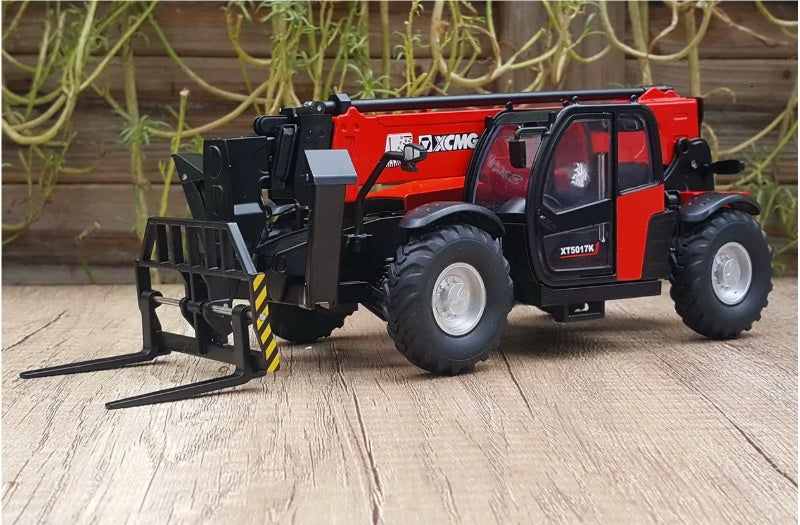XCMG XT5017K Telescopic Arm Forklift Red 1:30 Truck Pre-built Airliner Model Display view1