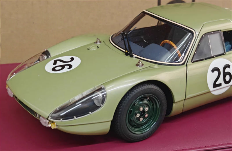CMC Porsche 904 Carrera GTS Silverstone 1964 #26 Grass green Limited Edition 1000PCS ONLY 1:18 Car Pre-built Model view4