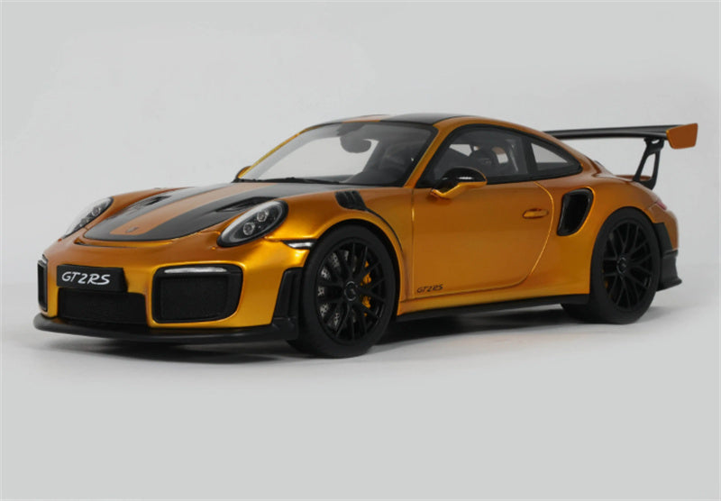 1:18 PORSCHE 911 (991.2) GT2 RS  Gold  GT SPIRIT w/ display box Limited Edition Resin Car Model
