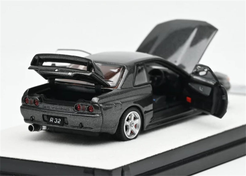 1:64 Nissan GTR R32  Metallic Gray PGM Regular Version Limited Edition 999PCS ONLY DIECAST Model
