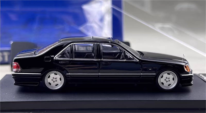 SW Mercedes Benz S600 W140 Black Limited Edition 499PCS ONLY 1:64 car Pre-built Model view4