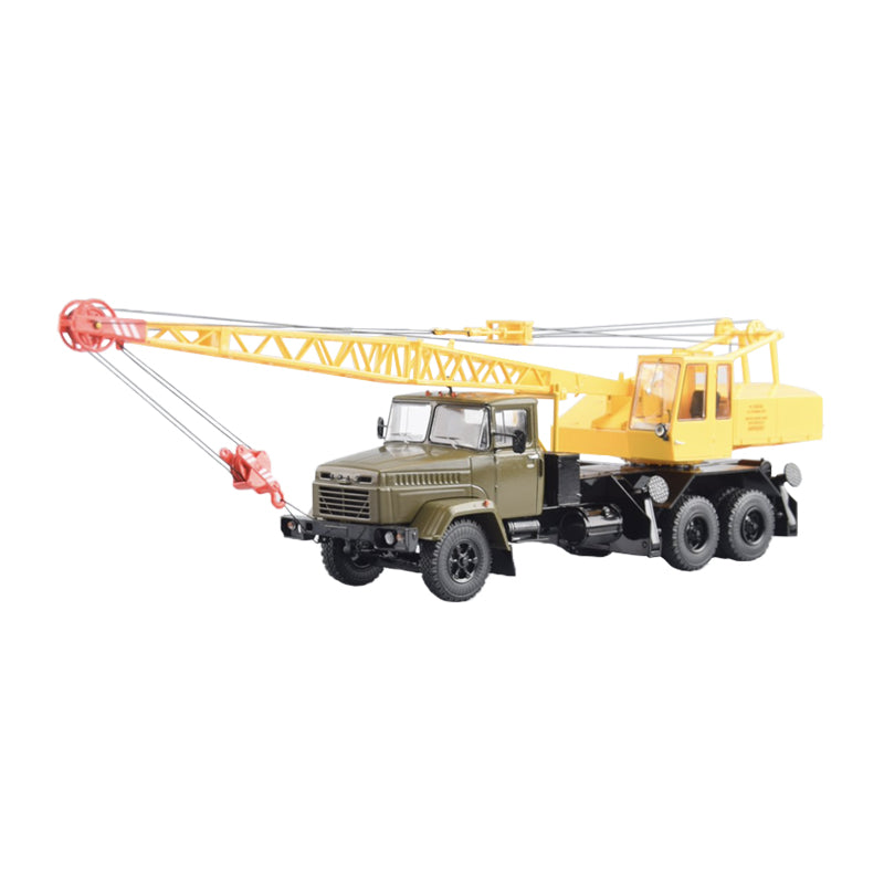 StartScaleModels Russian Mechanized Loading and Unloading Engineering Vehicle Model Electric Crane KS-4561 1:43 Truck Pre-built Model