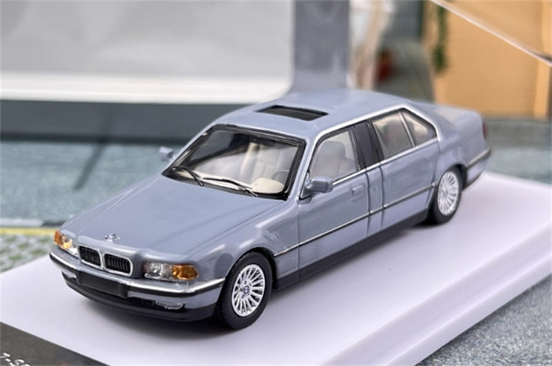 1:64 BMW E38 7 Series L7 98-01n Cement Grey DCM DIECAST Limited Edition 499pcs ONLY Model