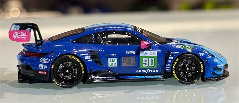 1:64 Porsche 991 GT3 R 2025 LeMans 24H Trends Hobby #90 DIECAST Civil Car Model