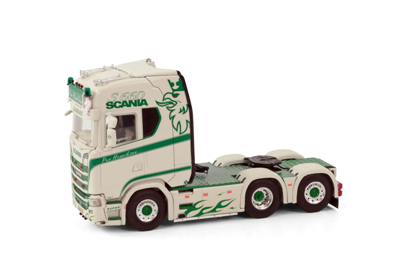 WSI SCANIA S HIGHLINE CS20H 6X2 TAG AXLE PER HENRIKSEN 1:50 Truck Pre-built Model