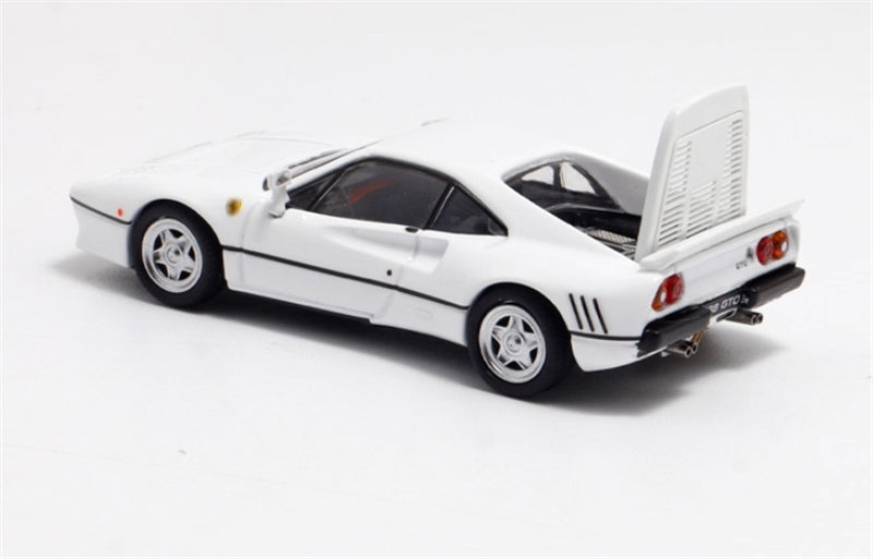 Hone Model Ferrari 288 GTO White Limited Edition 299PCS ONLY 1:64 car Pre-built Model view5