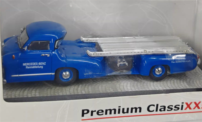 Premium ClassiXXs Mercedes Benz Blue Wonder Transporter 1:43 Truck Model view5