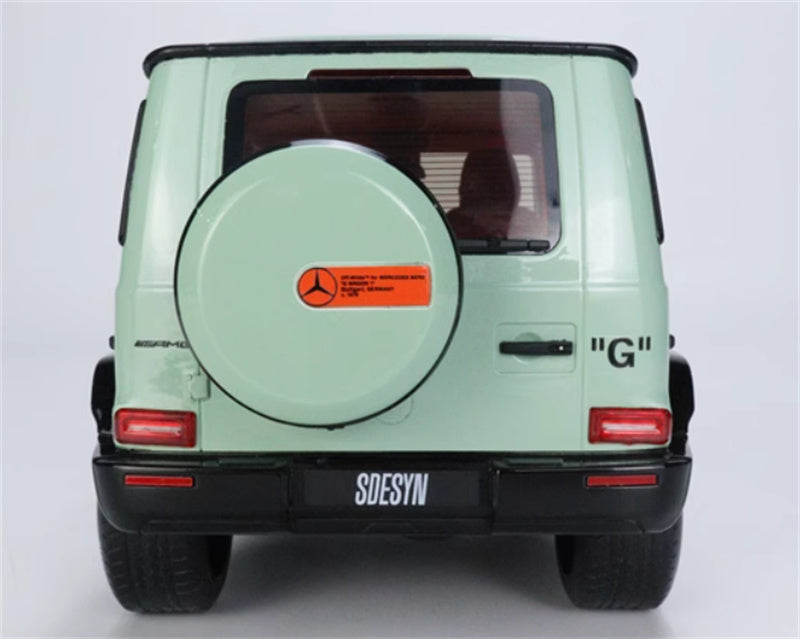 GT Spirit Mercedes AMG G63 Off-White G WAGON 1 SDESYN Limited Edition 504PCS ONLY 1:18 Truck Pre-built Model view9