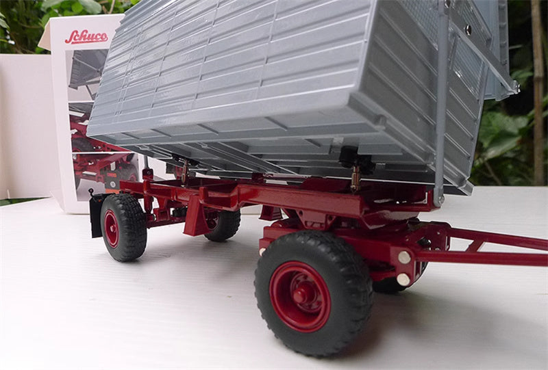 Schuco Fortschritt HW 80 SHA German trailer silver 1:32 Truck Accessories Pre-built Model