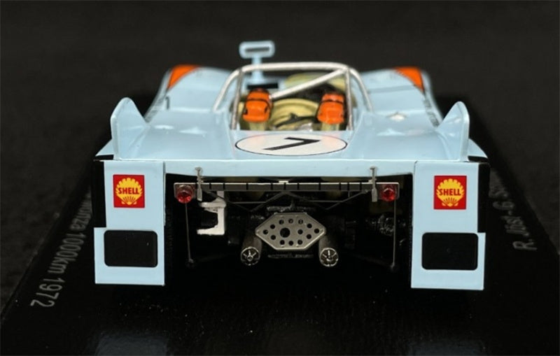 spark Porsche 908/03 2nd Monza 1000km 1972 #7 gulf 1:43 Car Pre-built Model view6