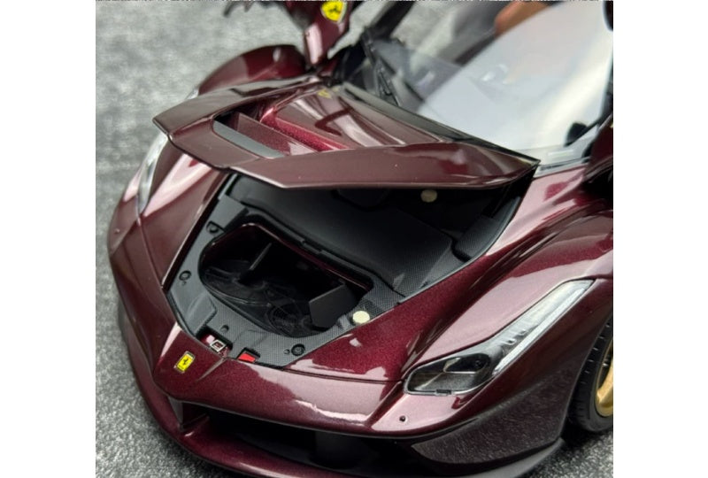 1:18 Ferrari LaFerrari  Gemstone Red Black Top - Gold Wheel BBR MODELS  DIECAST Model
