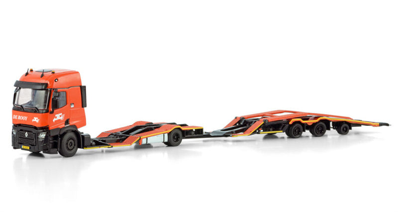 WSI RENAULT TRUCKS T EVO 4X2 TRUCK TRANSPORTER COMBI De Rooy 1:50 Model