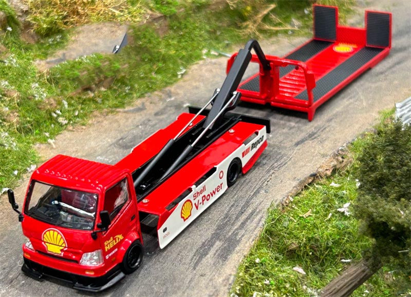 1:64 Hino H300 Shell V-Power Red/White COOL.CAR DIECAST Model