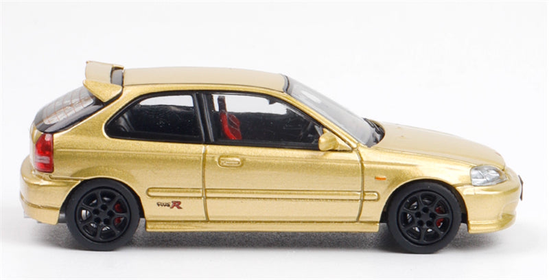 Focal Horizon Honda Civic EK9 Type-R 1st Generation Gold Limited Edition 999PCS ONLY 1:64 Car Pre-built Model view2
