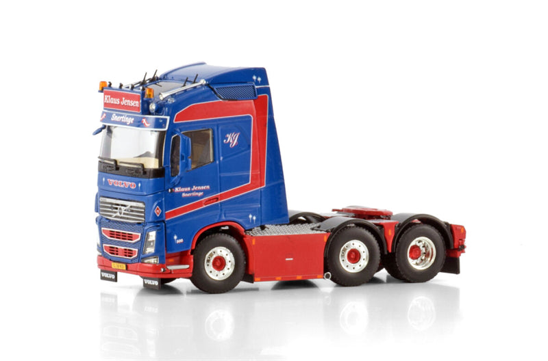 WSI VOLVO FH4 GLOBETROTTER 6X2 TWIN STEER Klaus Jensen 1:50 Truck Pre-built Model