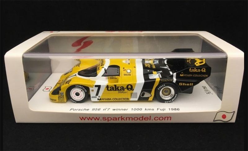 Spark Porsche 956 #7 winner 1000 kms Fuji 1986 1:43 Car Pre-built Model view11