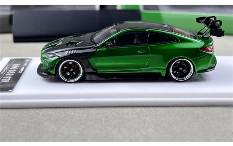 1:64 BMW M4 G82 GTR  emerald green SW  Limited Edition 499PCS ONLY DIECAST Model