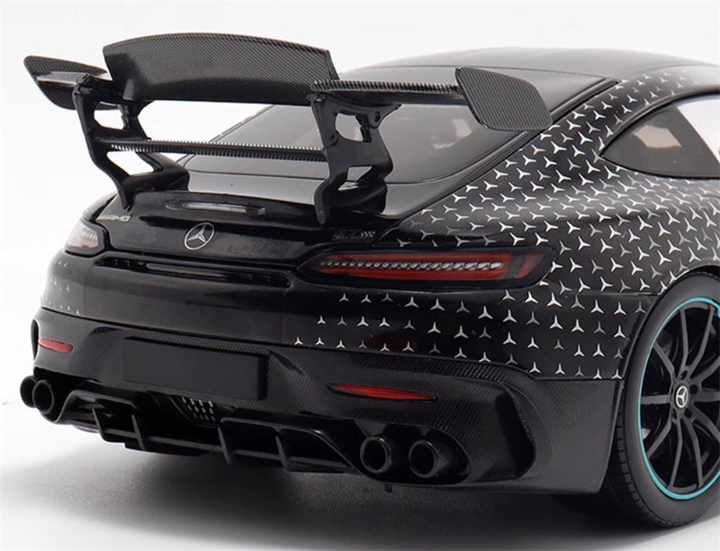 MINICHAMPS Mercedes AMG GT Black Series 2021 Starry Black Coating Limited Edition 400PCS ONLY 1:18 Car Pre-built Model view9