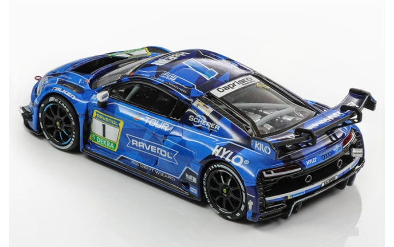 1:64 Audi R8 LMS GT3 EVO ll 2025 Blue KiloWorks #1  DIECAST Model
