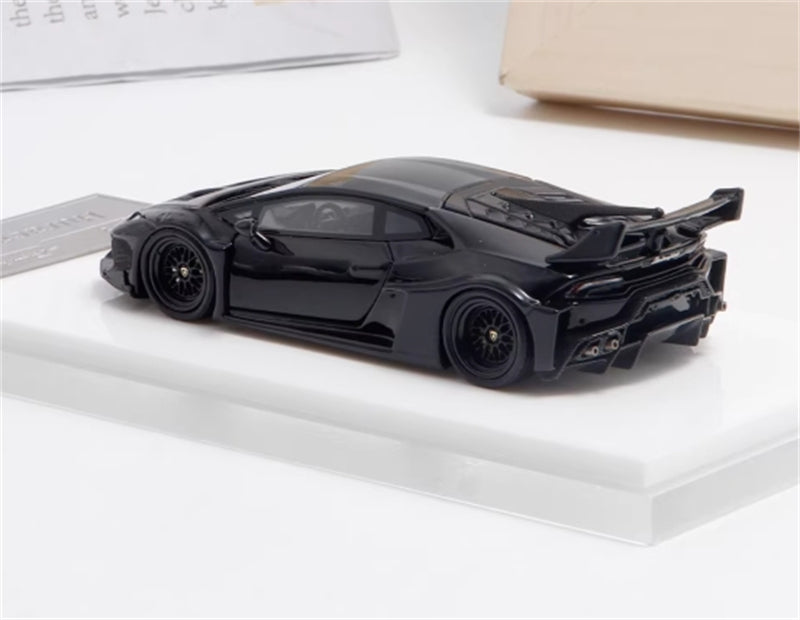 FALME Lamborghini LBWK Huracan GT LP610 Glossy Black Limited Edition 199pcs ONLY 1:64 Car Pre-built Model