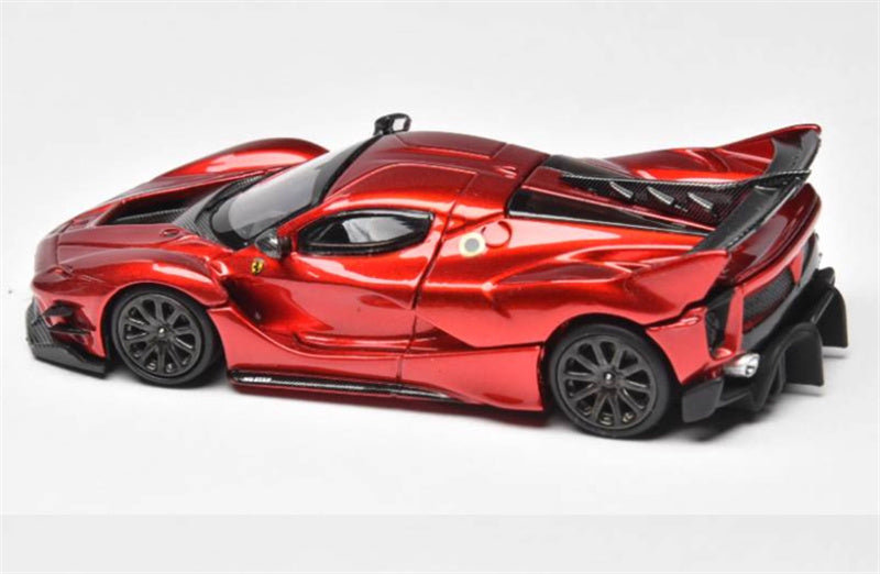 Little Toys Ferrari FXX-K EVO Supercar Limited Edition 699PCS ONLY Metal red black wheel 1:64 Car Pre-built Model view3