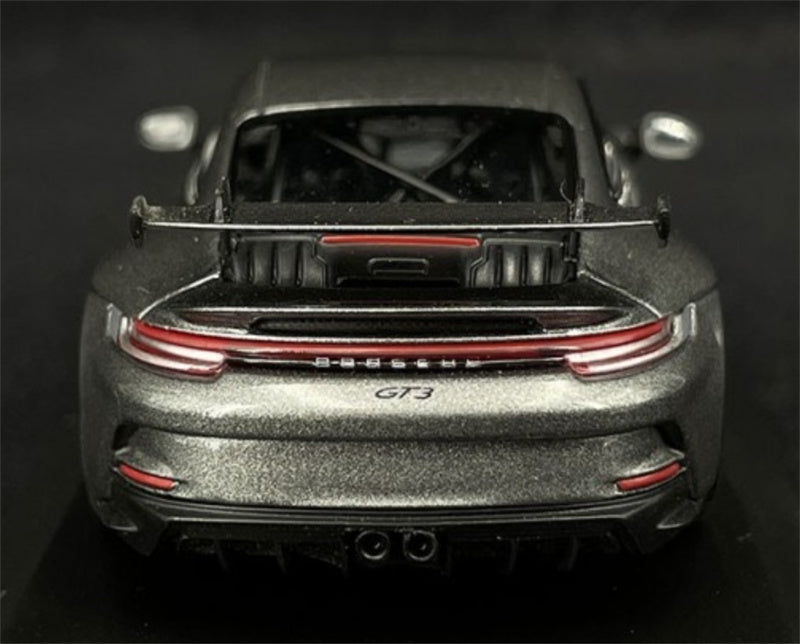 1:43 Porsche 911 992 GT3 2020 Achatgraumetallic Black wheel - red circle  MINICHAMPS Limited Edition 336PCS ONLY DIECAST Car Model
