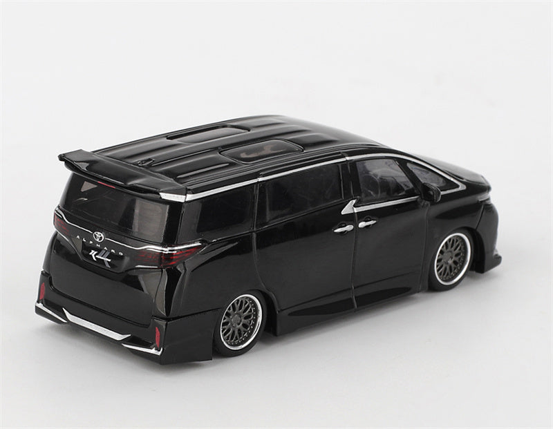1:64 Toyota Alphard 40 KUHL Black MINIGT DIECAST Model